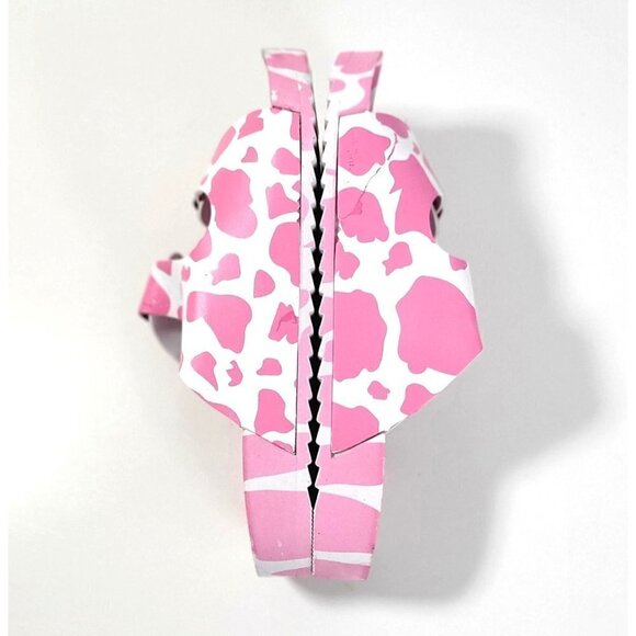 Girls' Olivia Miller Little Kid & Big Kid Moo Pink Footbed Sandals Size 4 - Picture 10 of 12